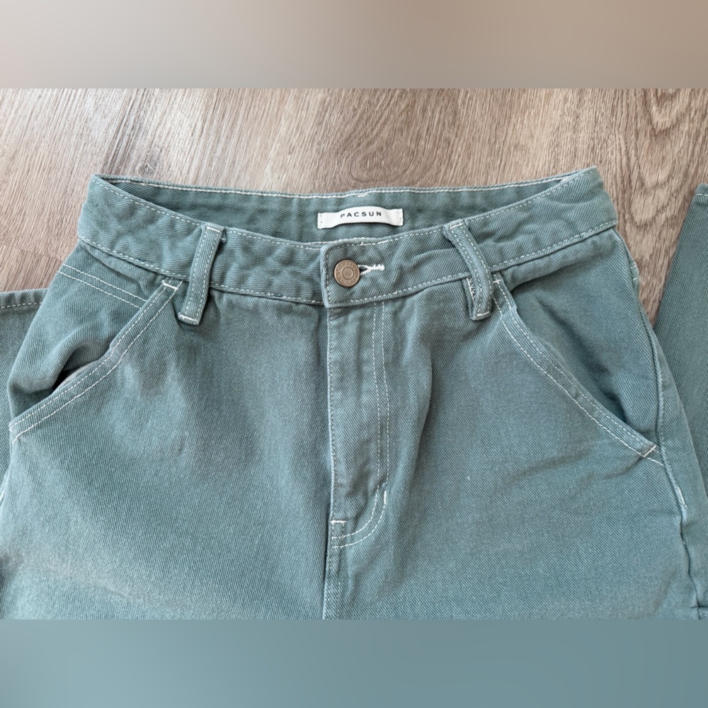 Women’s PacSun 90’s Boyfriend Carpenter Pants - Size 26 - Picture 3 of 5